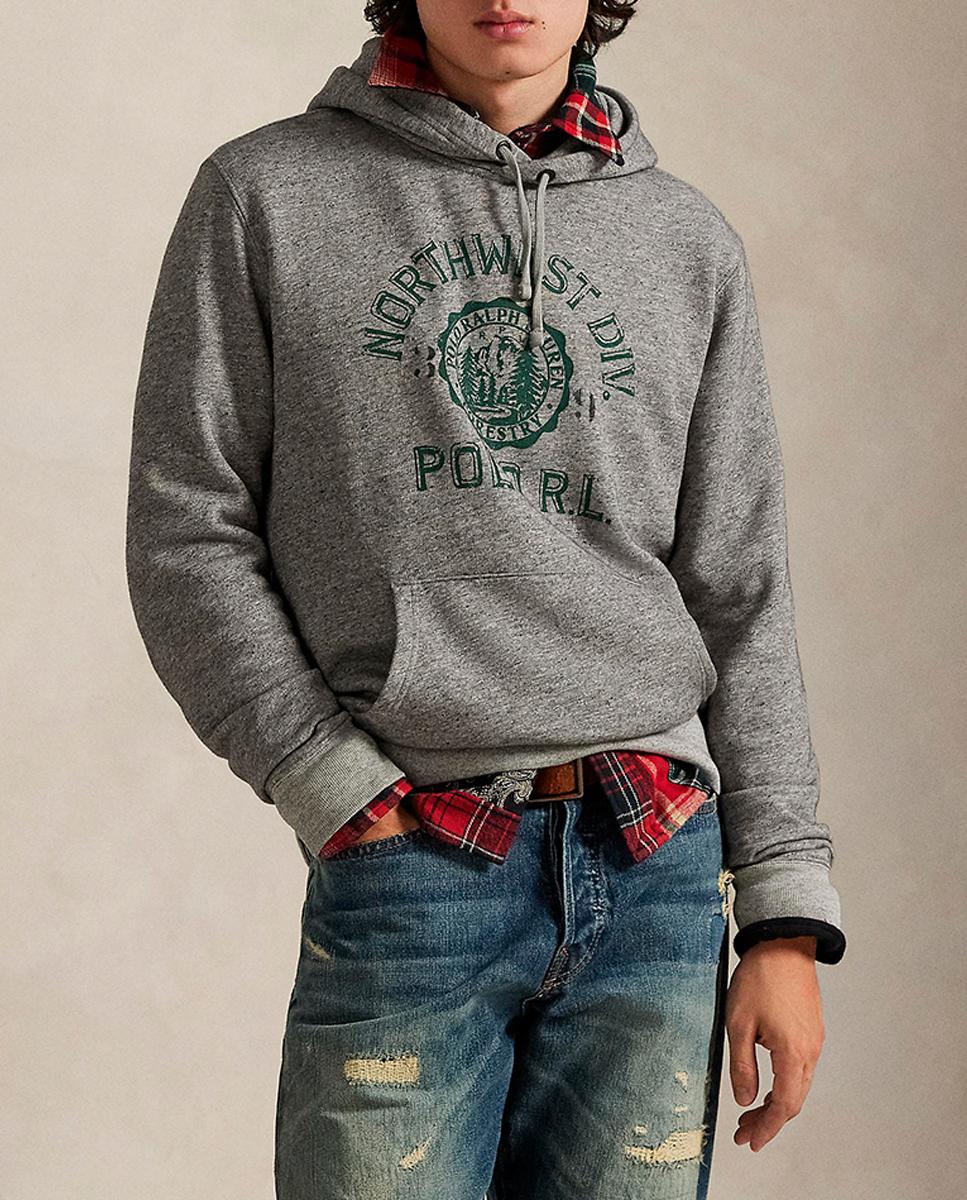 Imagen 0 de Sudadera con capucha de hombre de felpa con logotipo