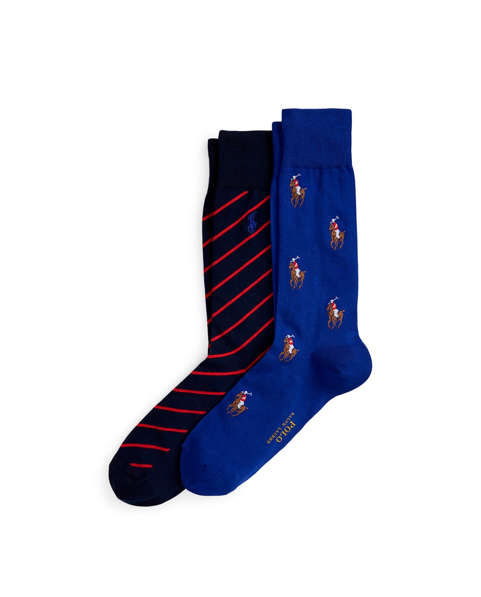 Imagen 0 de Pack de 2 pares de calcetines de hombre cortos estampados