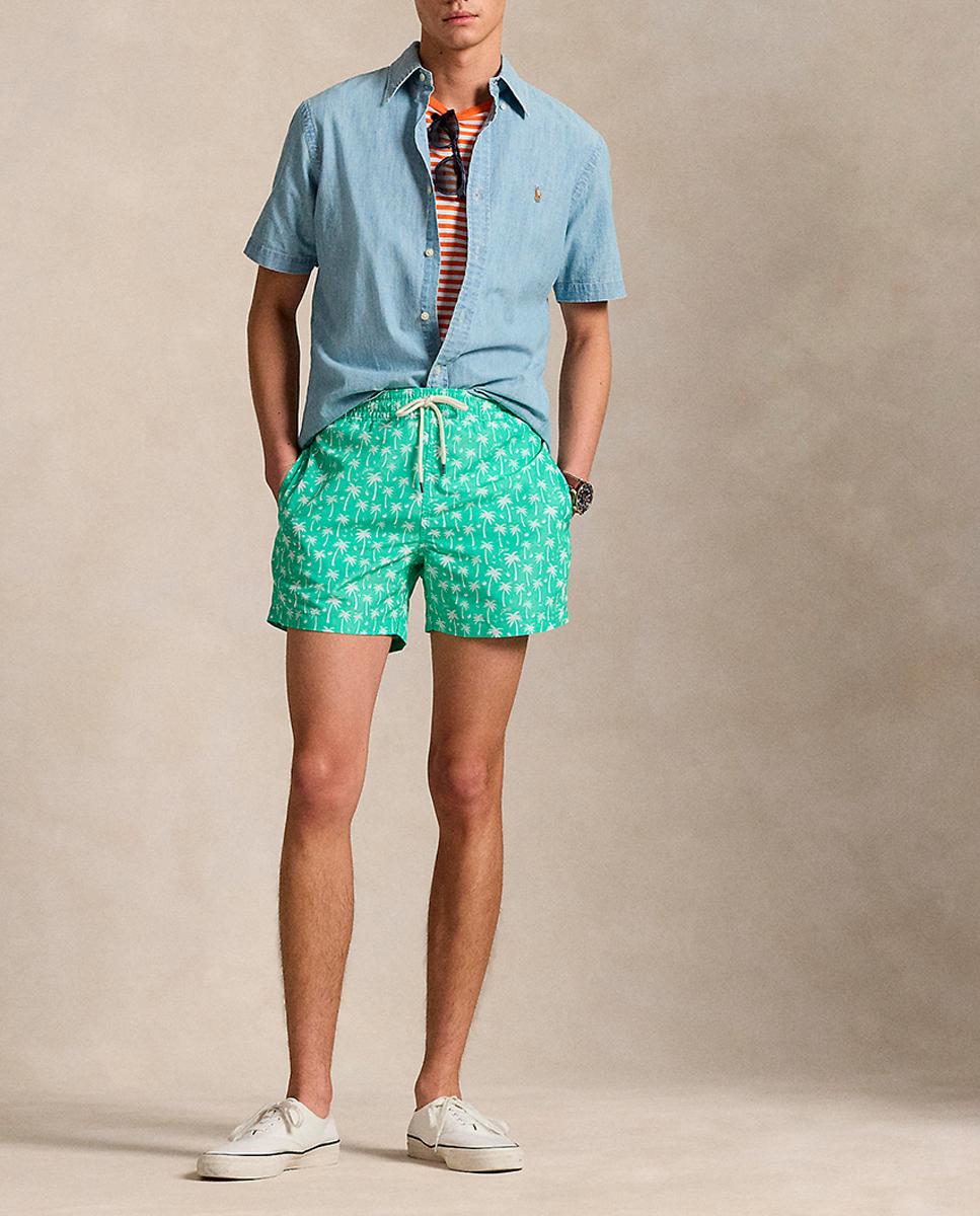 Imagen 0 de Bañador bermuda de hombre Slim fit con cintura elástica