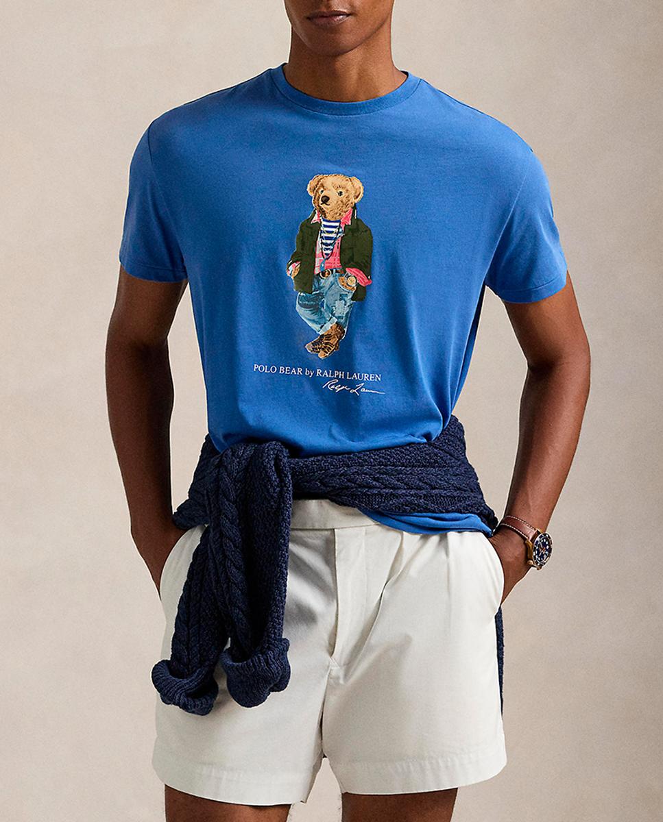 Imagen 0 de Camiseta de hombre de algodón con Polo Bear