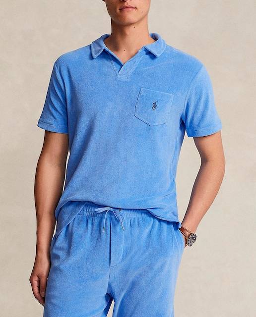 Imagen 0 de Polo de hombre de punto de rizo y algodón BCI Regular fit