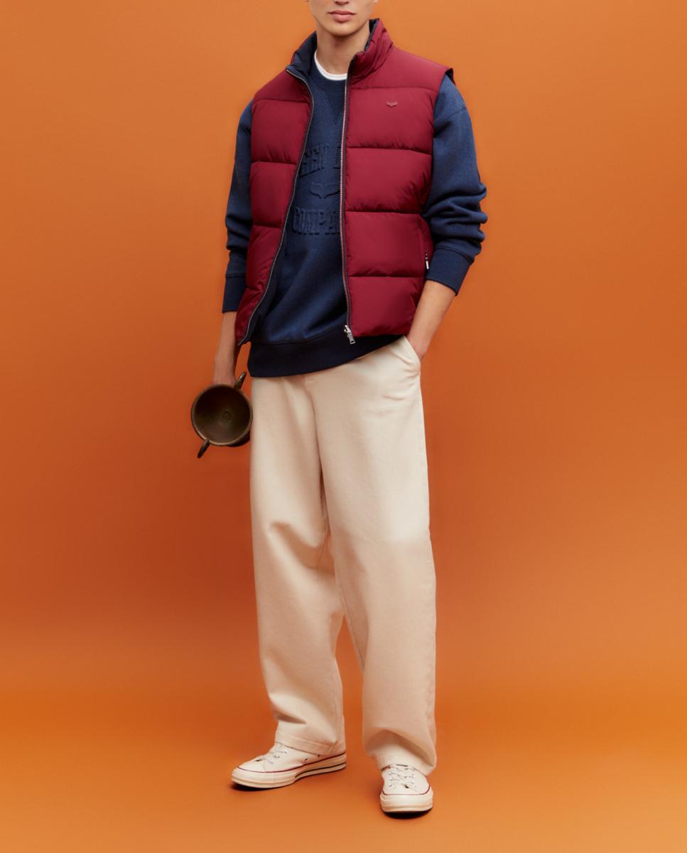 Imagen 0 de Chaleco de hombre reversible con aplicaciones