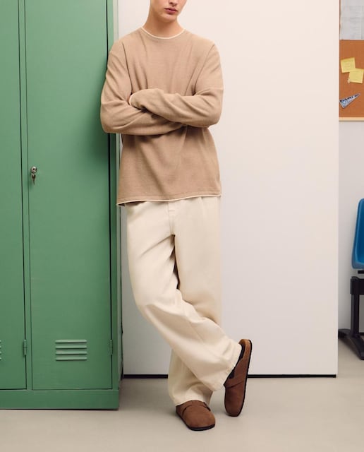 Imagen 0 de Jersey de hombre fantasía cuello redondo