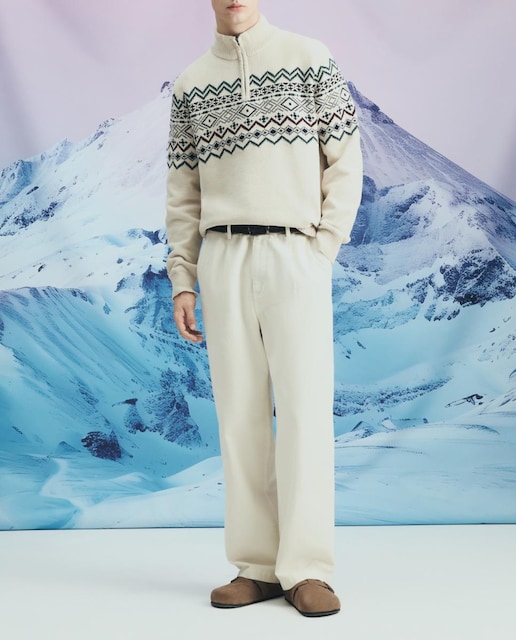 Imagen 0 de Jersey media cremallera chenilla de hombre