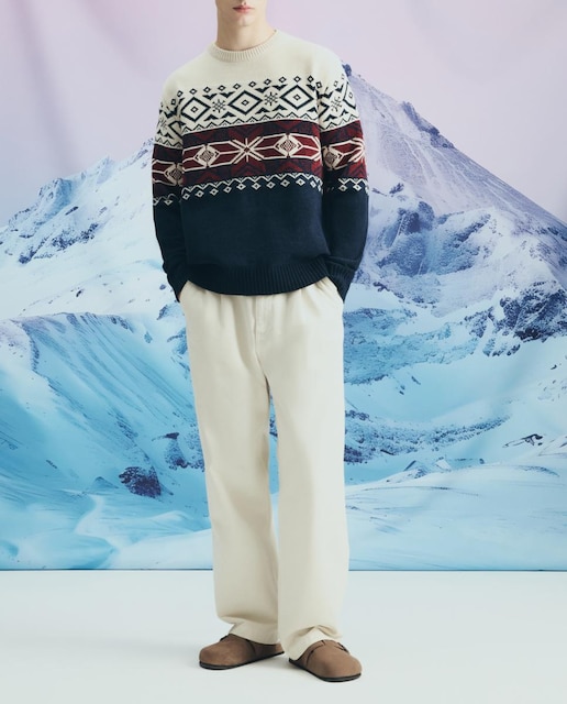 Imagen 0 de Jersey chenilla fantasia navideño de hombre