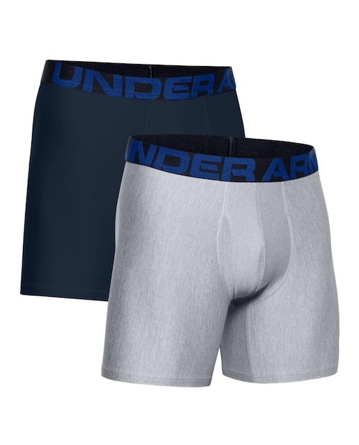 Imagen 0 de Pack de 2 pares Boxer de hombre 15 cm Tech Under Armour