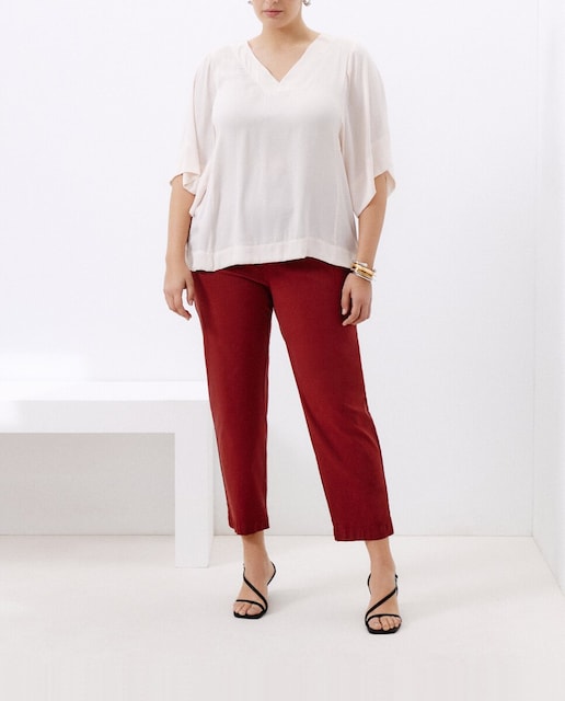 Imagen 0 de Blusa de mujer en color liso