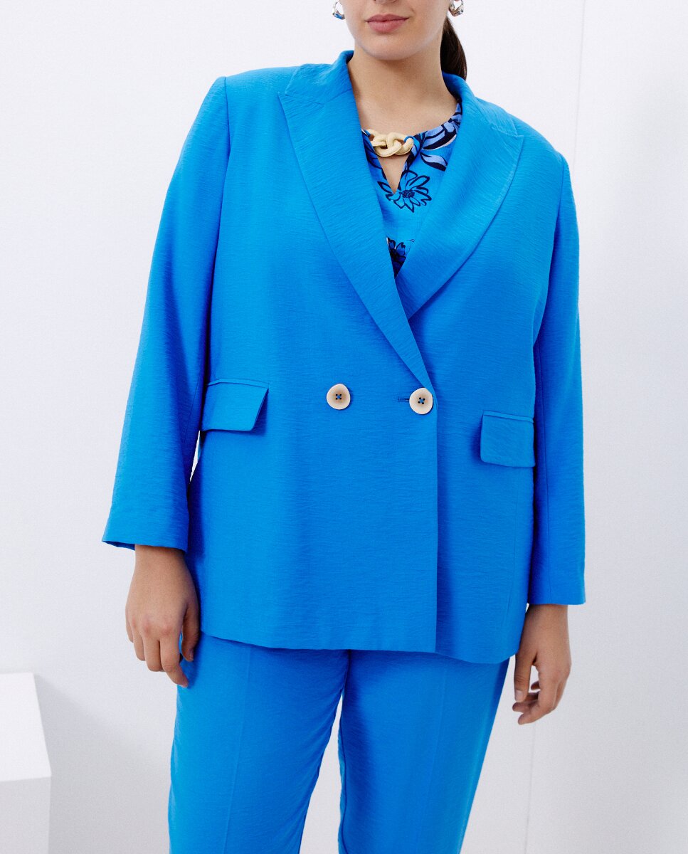 Imagen 0 de Blazer cruzado de mujer liso