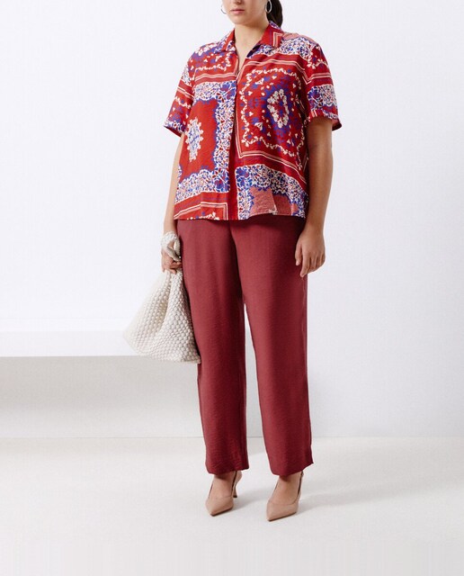 Imagen 0 de Pantalón fluido de traje de mujer