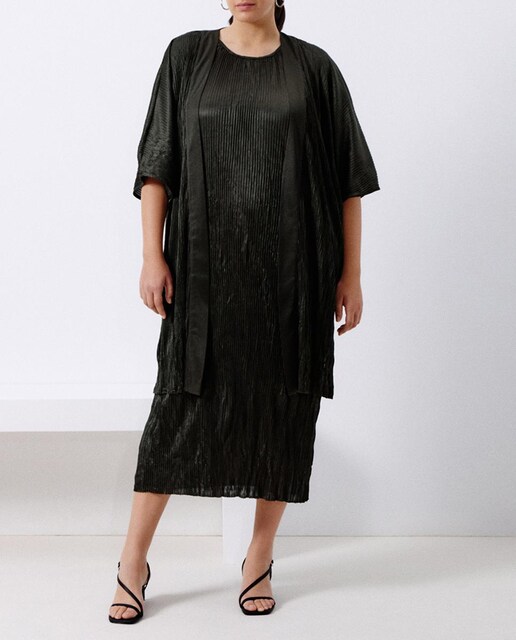 Imagen 0 de Kimono de punto plisado de mujer