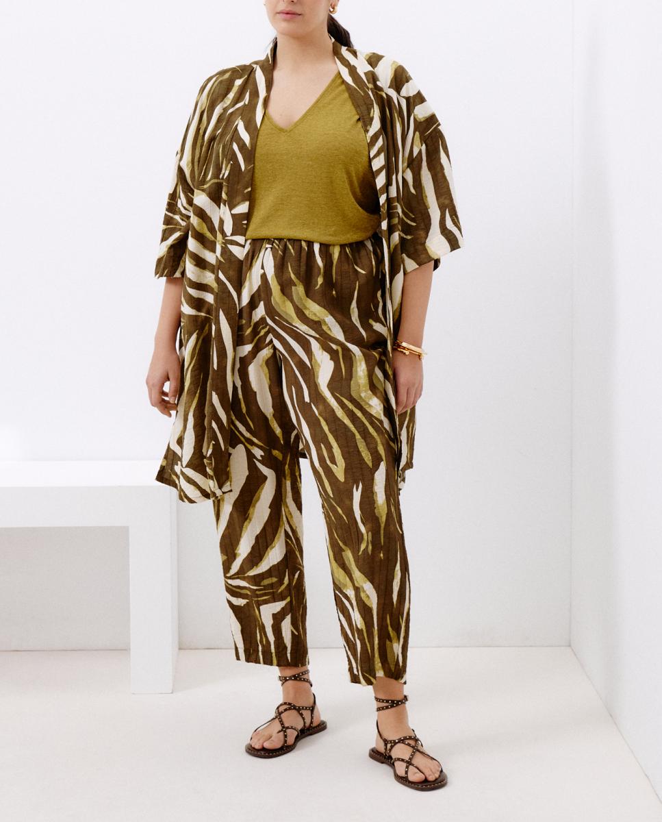 Imagen 0 de Kimono de mujer largo estampado