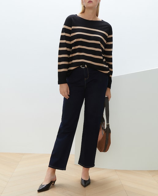 Imagen 0 de Jersey de mujer con cuello caja de manga larga