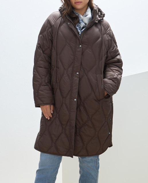 Imagen 0 de Plumífero largo de mujer tipo husky