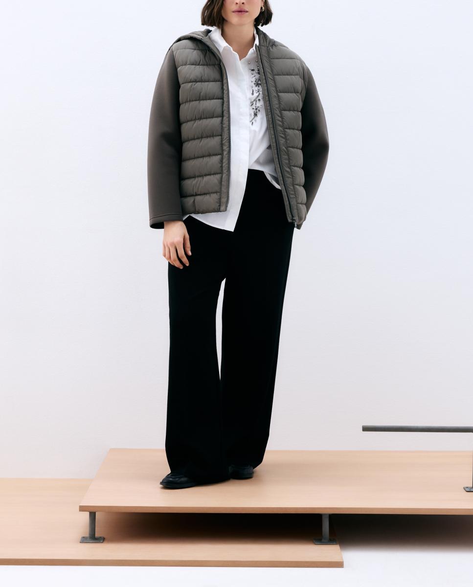 Imagen 0 de Chaqueta acolchada combinada de mujer