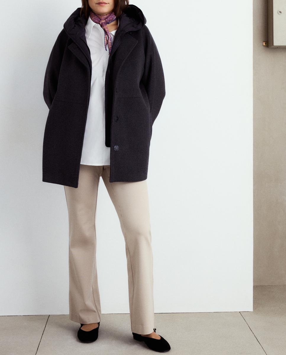 Imagen 0 de Chaquetón mezcla lana con acolchado desmontable