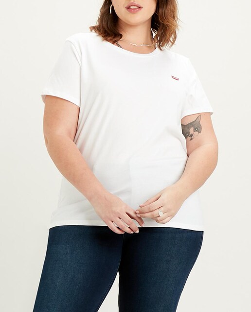 Imagen 0 de Camiseta de mujer de manga corta con el logo de la marca en el pecho