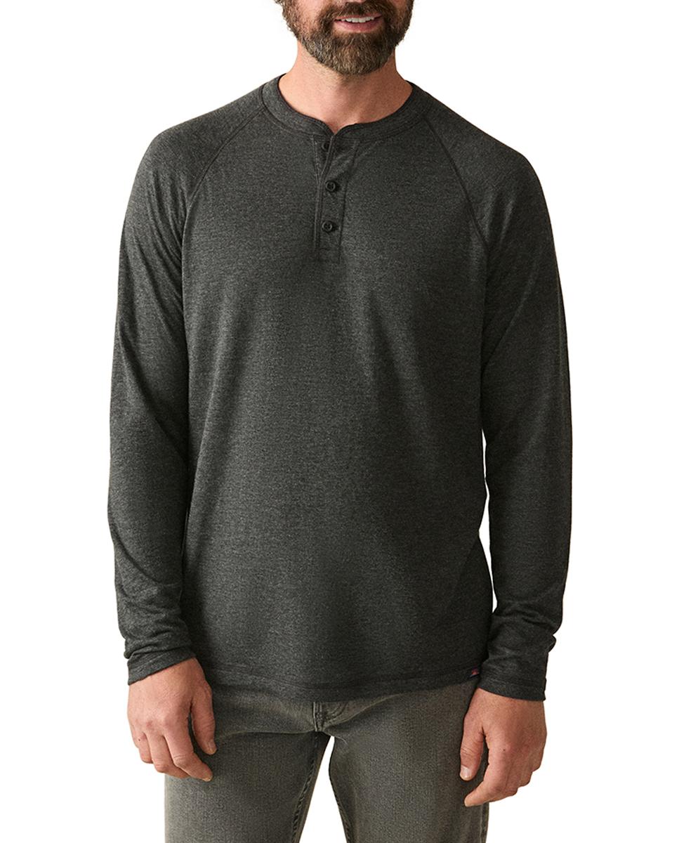 Imagen 0 de Camiseta henley de hombre de manga larga