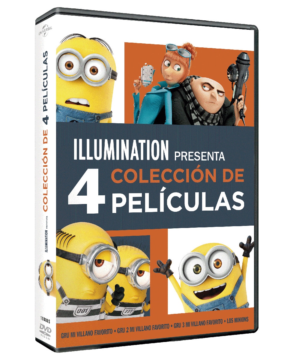 Imagen 0 de Pack: Gru mi villano favorito 1-3 + Los minions (DVD)