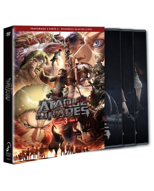 Imagen 0 de Ataque a los Titanes. 3ª Temporada - Parte 2. Episodios 50 a 59 (DVD)