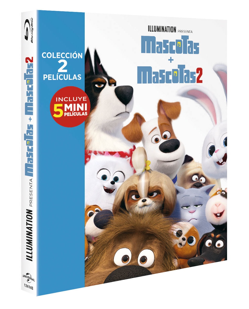 Imagen 0 de Pack Mascotas. Películas 1 + 2 (Blu-Ray)