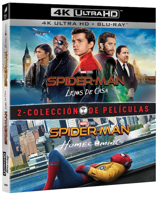 Imagen 0 de Pack Spider-man: Homecoming + Lejos de casa (4K Ultra HD + Blu-Ray)