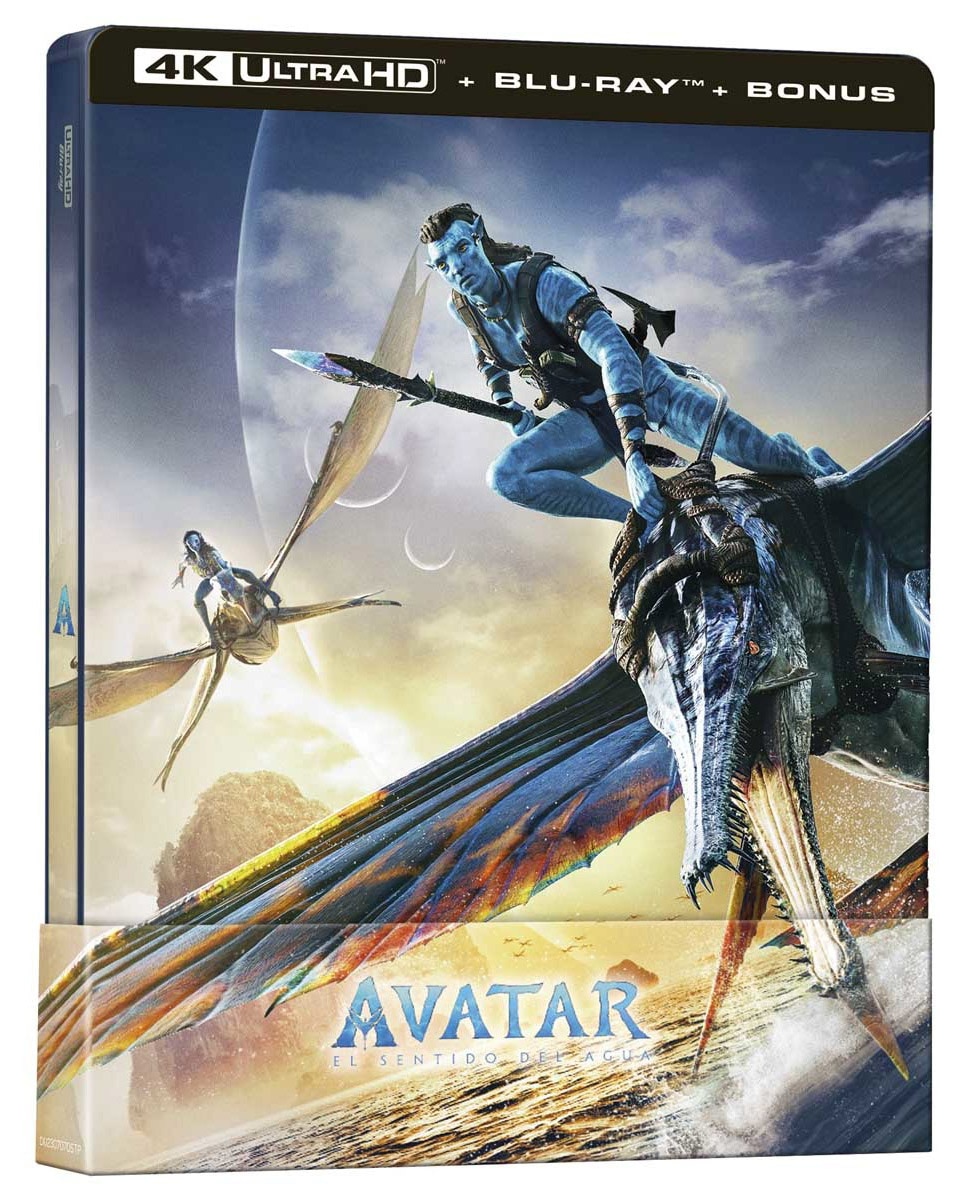 Imagen 0 de Avatar: El sentido del agua (Edición Metálica) (4K Ultra HD + Blu-Ray)