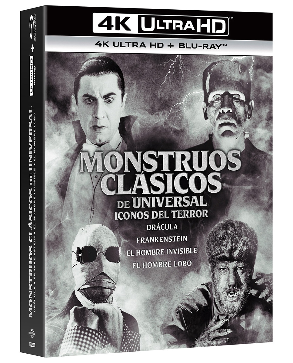 Imagen 0 de Pack Monstruos Clásicos Universal (Edición Especial Metálica) (4K Ultra HD + Blu-Ray)