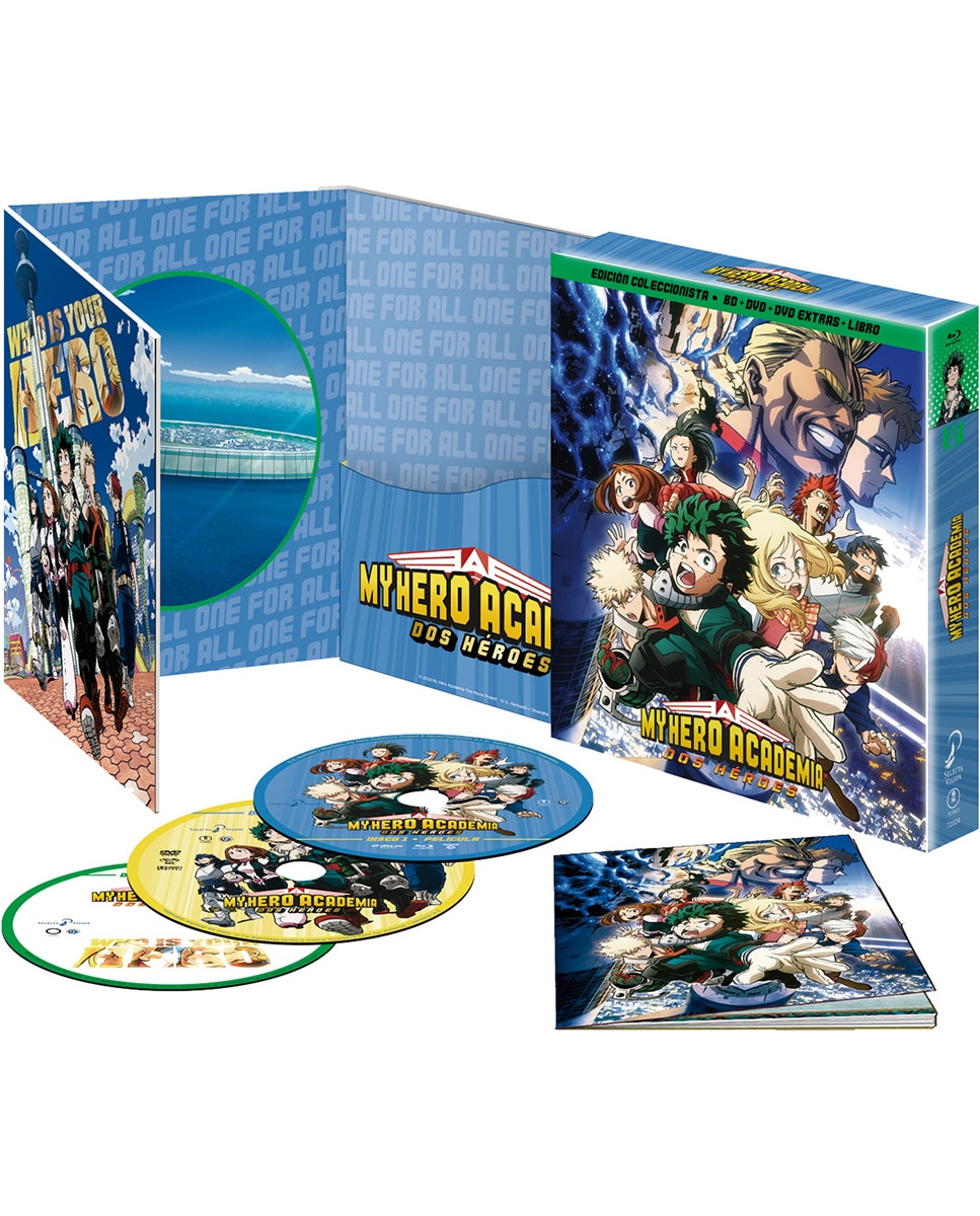 Imagen 0 de My hero academia, la película dos héroes (Blu-Ray + DVD)