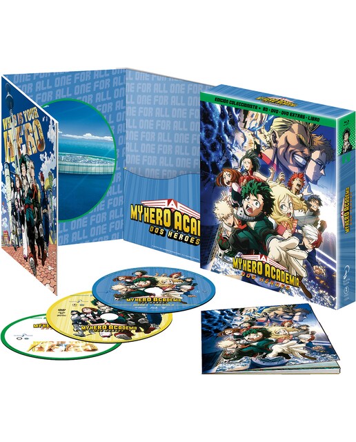 Imagen 0 de My hero academia, la película dos héroes (Blu-Ray + DVD)