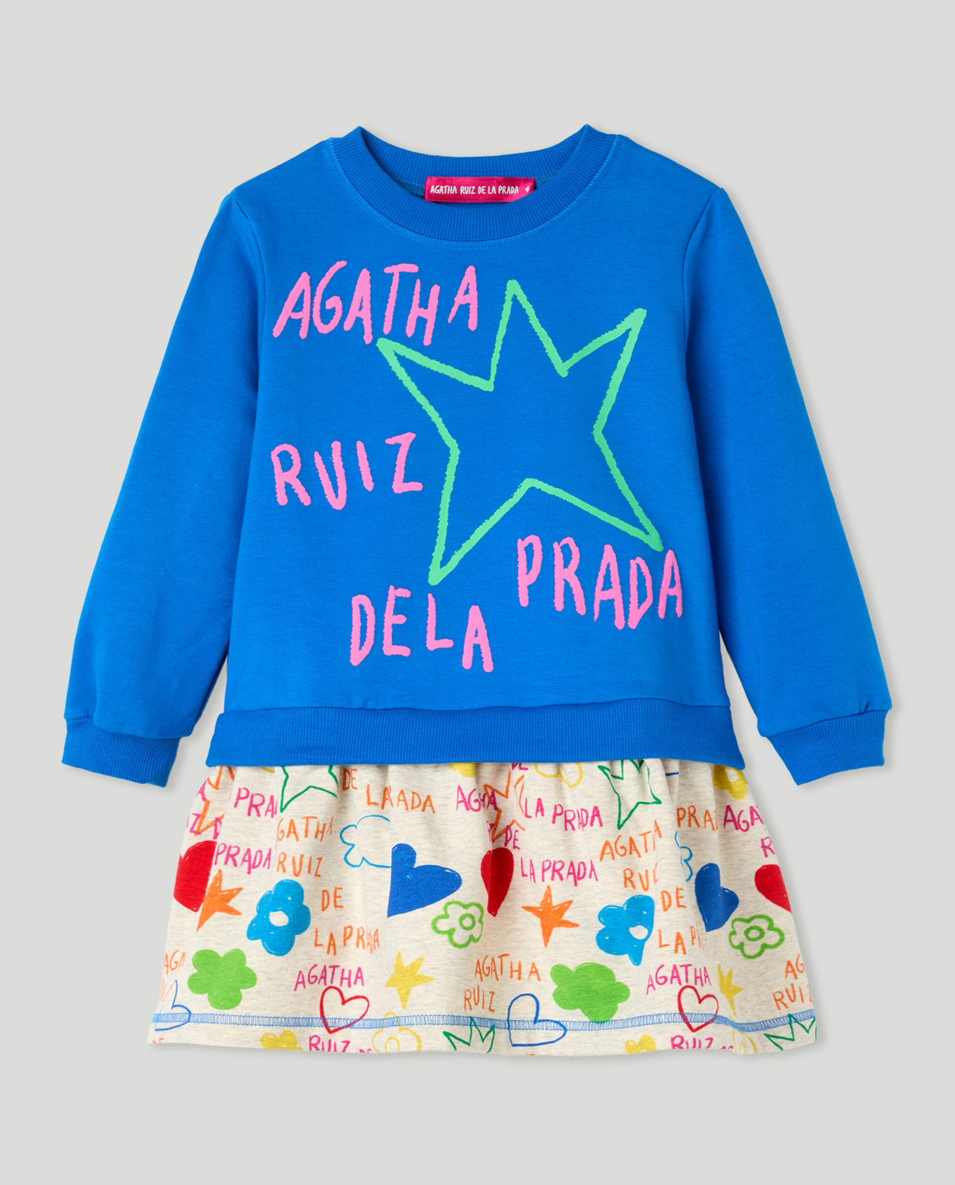 Imagen 0 de Vestido estrella de niña