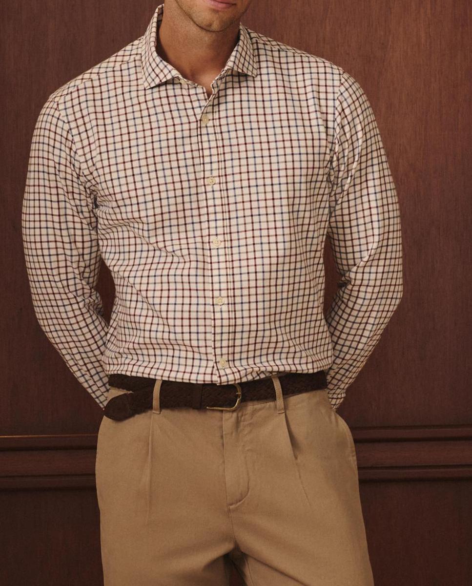 Imagen 0 de Camisa cuadros twill de hombre.