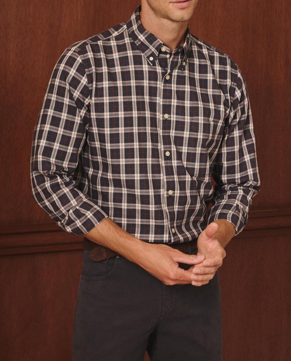 Imagen 0 de Camisa cuadros twill de hombre.
