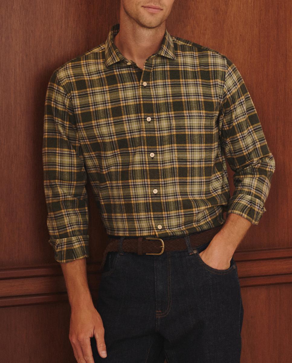 Imagen 0 de Camisa cuadros twill de hombre.
