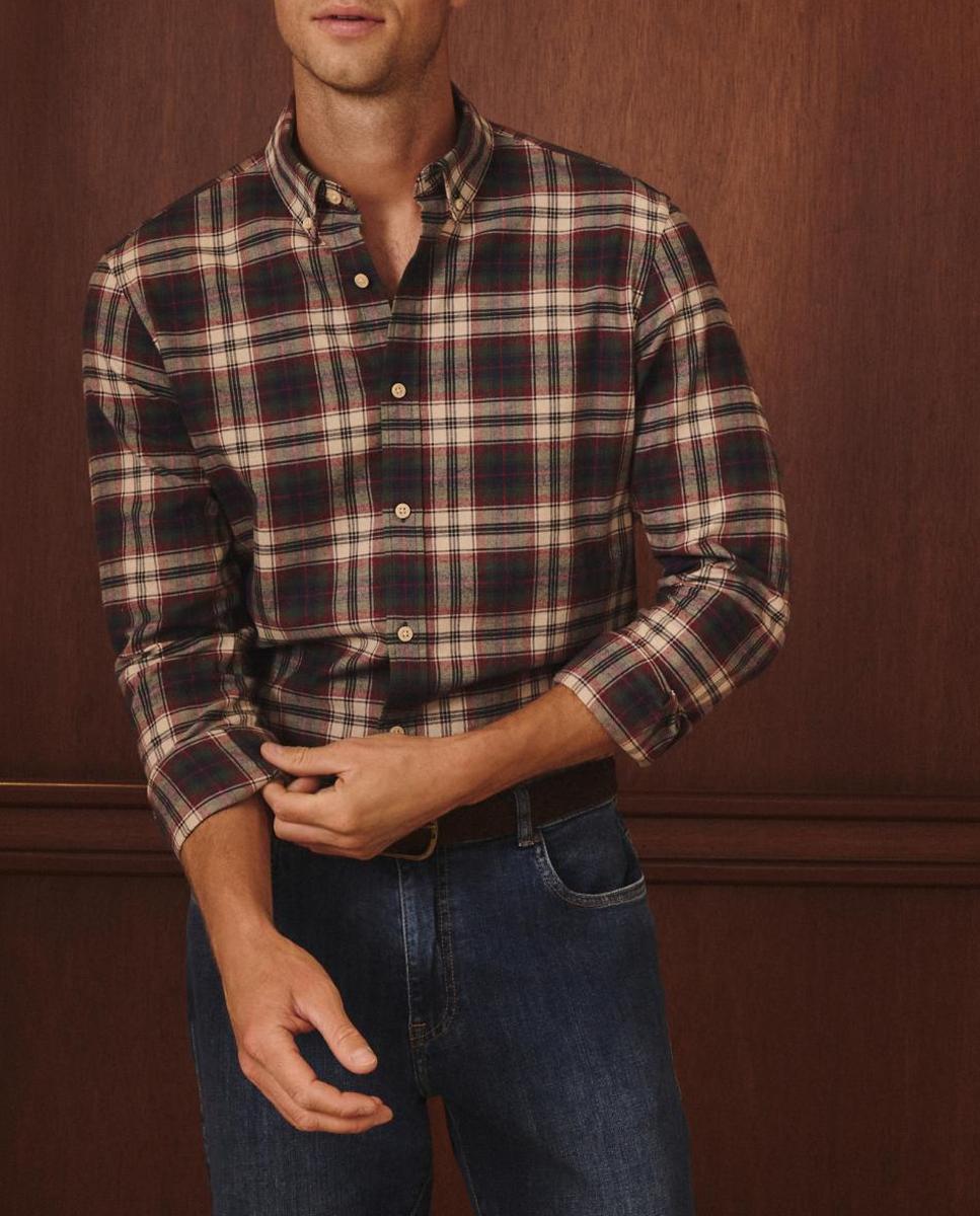 Imagen 0 de Camisa cuadros twill de hombre.