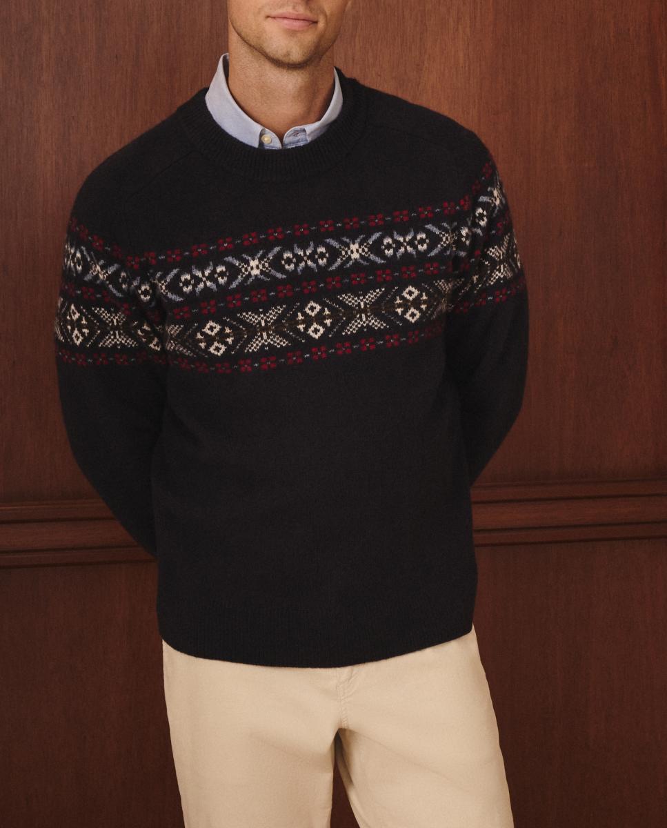 Imagen 0 de Jersey lana de hombre con jacquard
