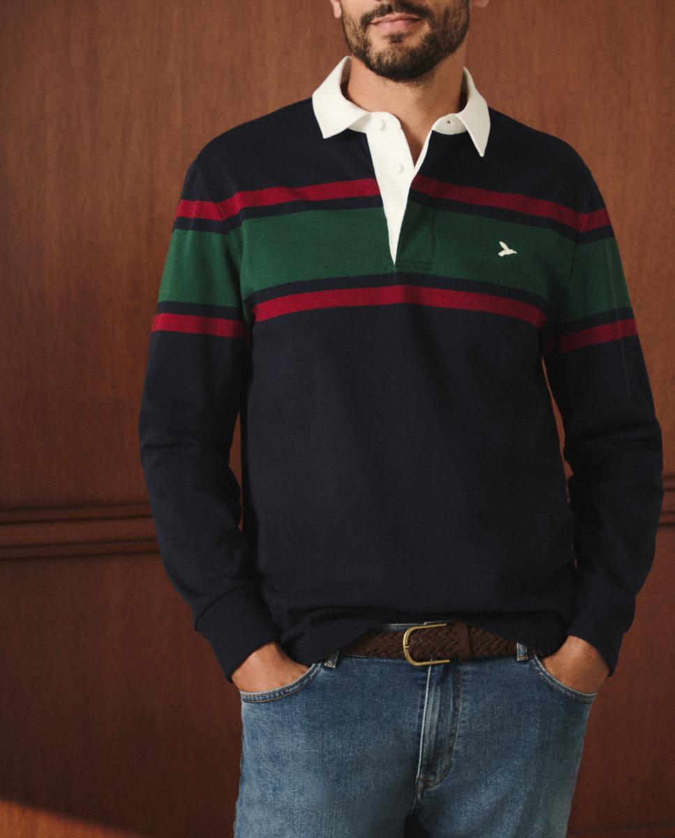 Imagen 0 de Polo rugby de hombre manga larga