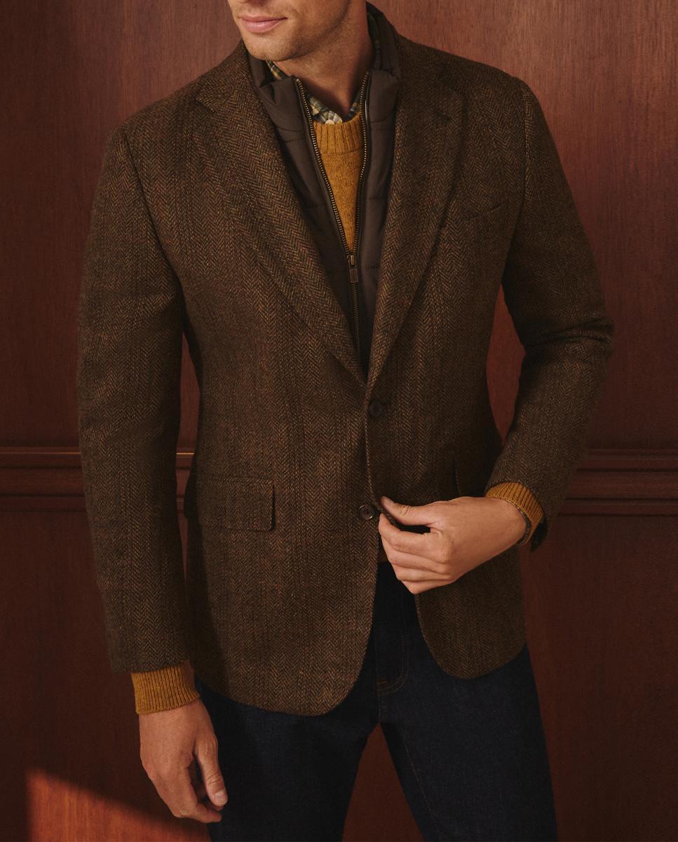 Imagen 0 de Chaqueta de hombre espiga.