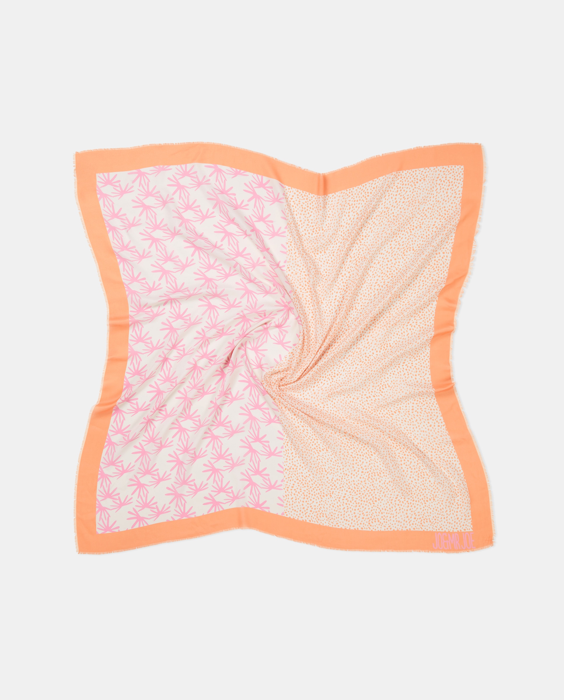 Imagen 0 de Pañuelo bicolor estampado