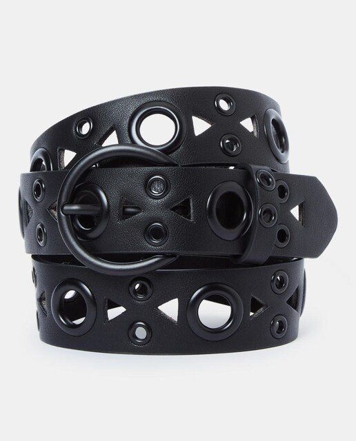 Imagen 0 de Cinturón troquelado en negro