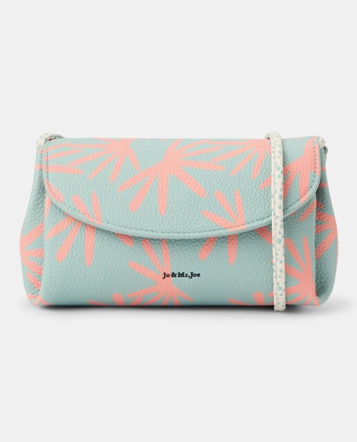 Imagen 0 de Bolso crosbody print interior asas a contrante