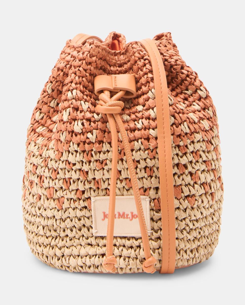 Imagen 0 de Bolso bandolera saco bicolor