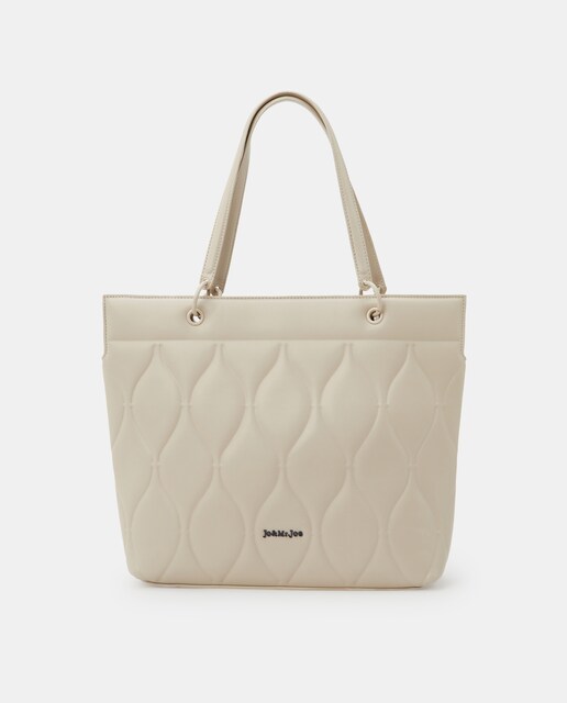 Imagen 0 de Bolso de hombro acolchado blanco
