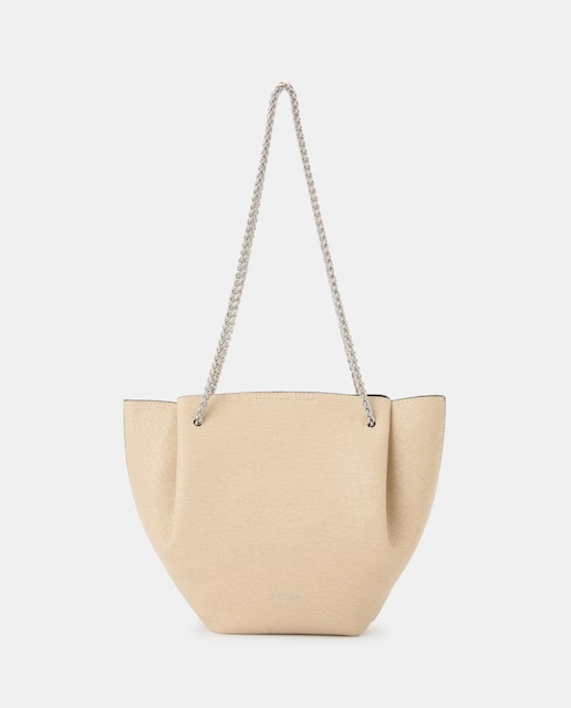 Imagen 0 de Bolso efecto piel craquelado con asa de c