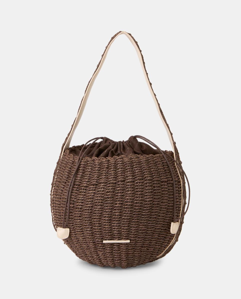 Imagen 0 de Bolso hobo cesto asa trenzada
