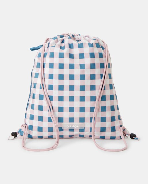 Imagen 0 de Mochila reversible estampado de cuadros