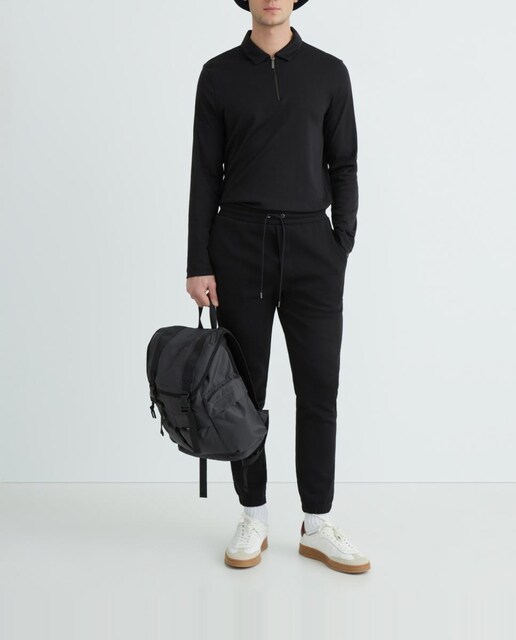 Imagen 0 de Pantalón de hombre de felpa con logo trasero al tono