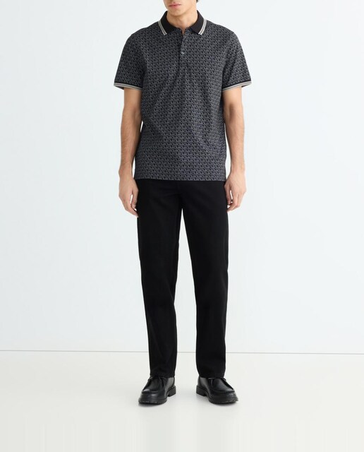 Imagen 0 de Vaqueros de hombre straight fit negros