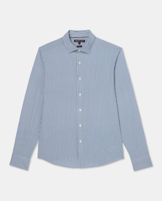 Imagen 0 de Camisa de hombre manga larga calidad técnica rayas