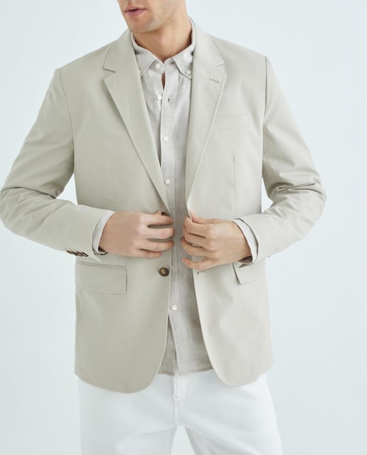Imagen 0 de Blazer de hombre en popelín