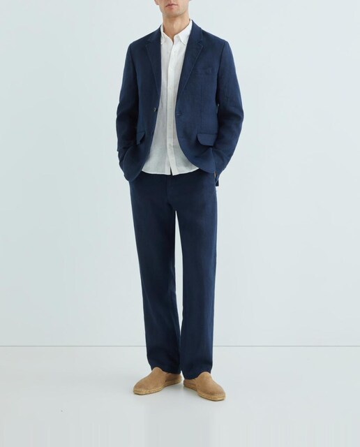 Imagen 0 de Pantalón de hombre de lino recto
